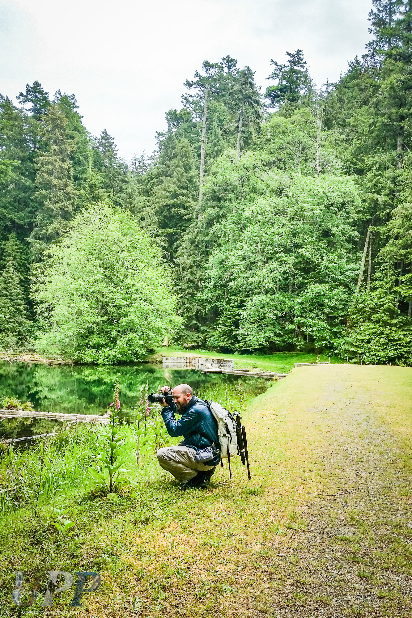 Photographing Mountain Lake