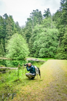Photographing Mountain Lake