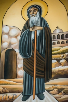Artwork at St Antony's Coptic Monastery