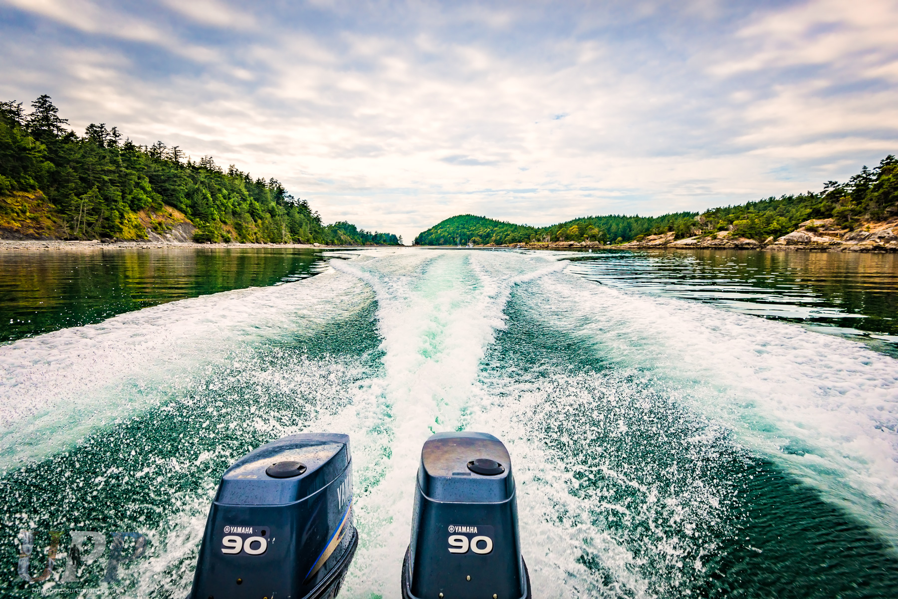 Leaving Sucia Island, heading back to Orcas Island