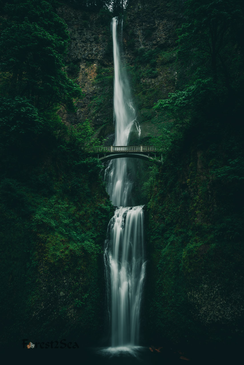 The iconic Multnomah Falls in Oregon
